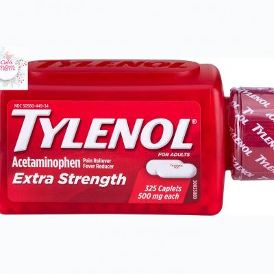 Viên uống giảm đau hạ sốt Tylenol Acetaminophen Extra Strength 500mg 325 viên của Mỹ
